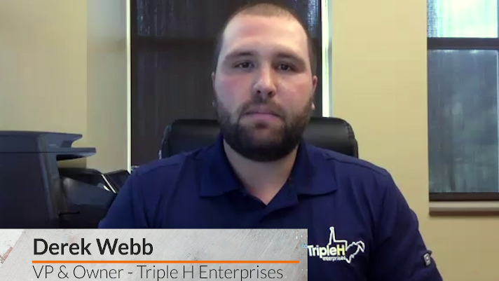 Derek Webb, VP & Owner of TripleH Enterprises